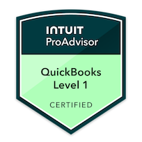 QuickBooks Level 1 certification
